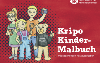 Unser Sponsoring des Kripo Kindermalbuchs: Kriminalpräventive Themen spielerisch vermitteln